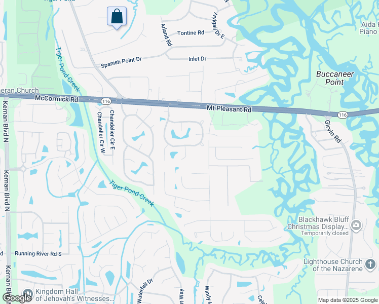 map of restaurants, bars, coffee shops, grocery stores, and more near 14072 Broken Bow Drive South in Jacksonville