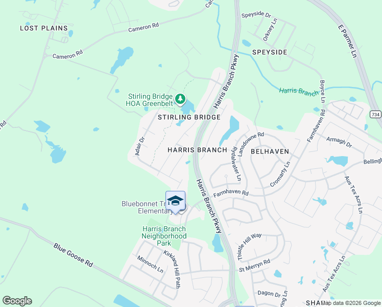 map of restaurants, bars, coffee shops, grocery stores, and more near 6113 Magnus Street in Austin