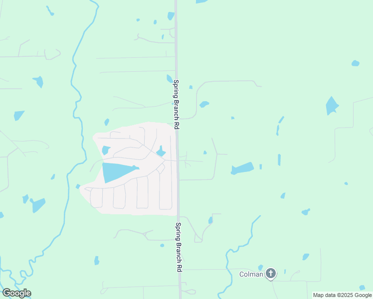 map of restaurants, bars, coffee shops, grocery stores, and more near 3315 Spring Branch Road in Montgomery