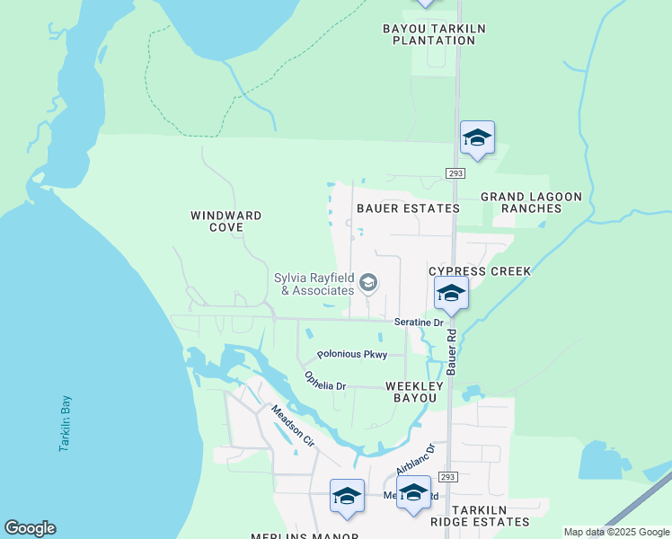 map of restaurants, bars, coffee shops, grocery stores, and more near 3555 Chief Mate Drive in Pensacola
