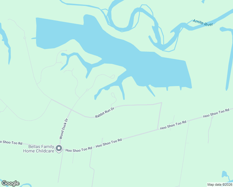 map of restaurants, bars, coffee shops, grocery stores, and more near 22221 Rabbit Run Drive in Baton Rouge