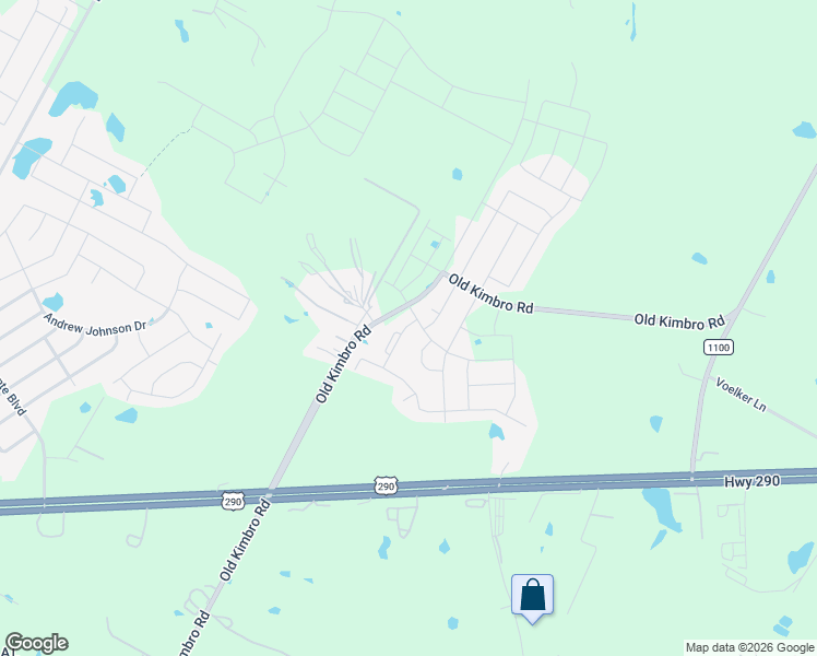 map of restaurants, bars, coffee shops, grocery stores, and more near 13201 Old Kimbro Road in Manor