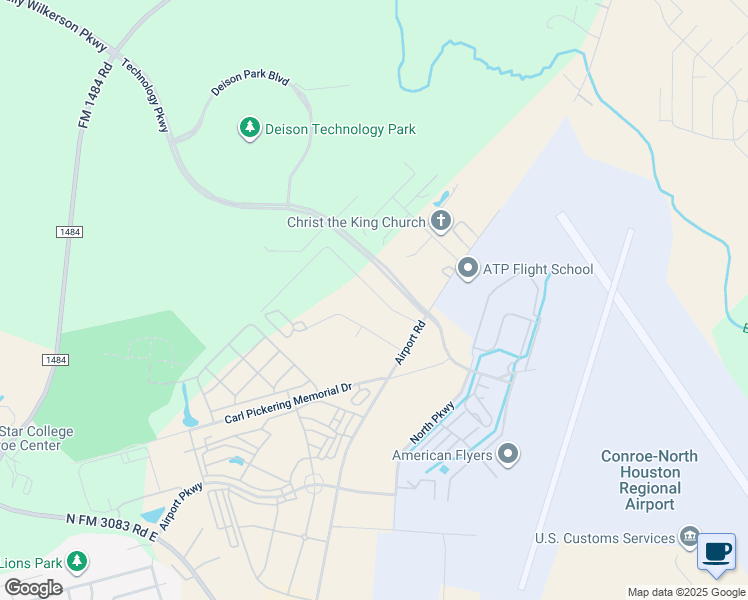 map of restaurants, bars, coffee shops, grocery stores, and more near 9986 Sterling Place Drive in Conroe
