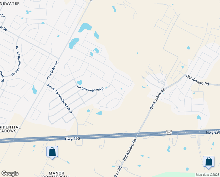map of restaurants, bars, coffee shops, grocery stores, and more near 19900 Woodrow Wilson Street in Manor