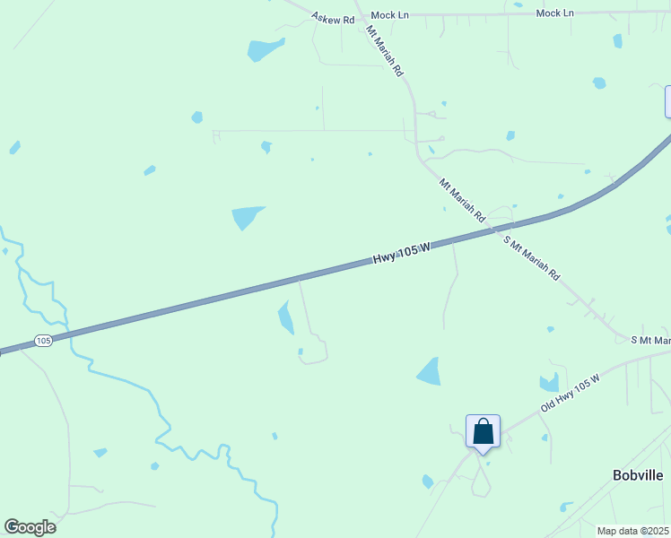 map of restaurants, bars, coffee shops, grocery stores, and more near 27393 Texas 105 in Montgomery
