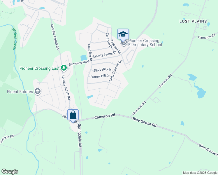 map of restaurants, bars, coffee shops, grocery stores, and more near 10808 Long Summer Drive in Austin