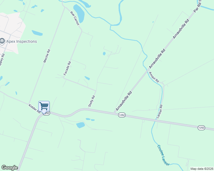 map of restaurants, bars, coffee shops, grocery stores, and more near 186-198 Catahoula Rd in Carencro