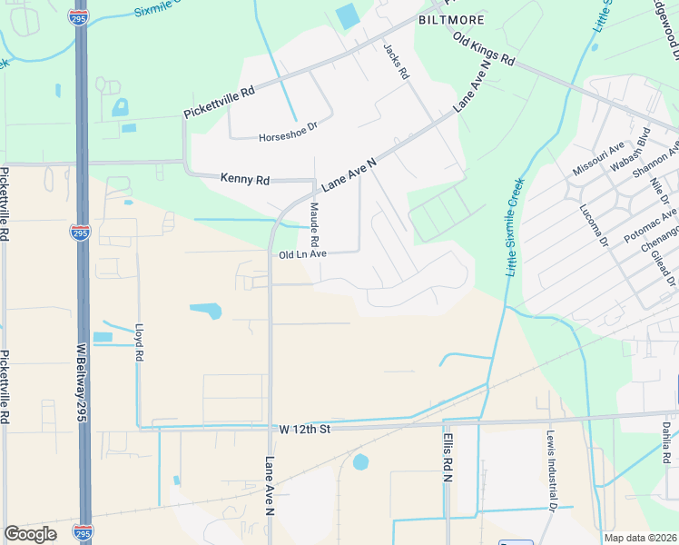 map of restaurants, bars, coffee shops, grocery stores, and more near 5925 Round Table Road in Jacksonville