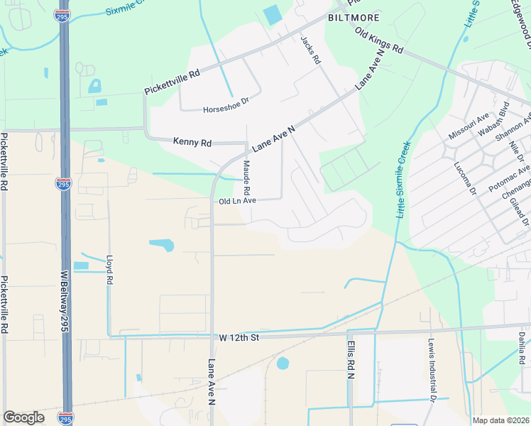 map of restaurants, bars, coffee shops, grocery stores, and more near 5925 Round Table Road in Jacksonville