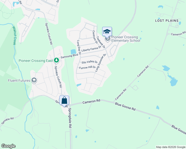 map of restaurants, bars, coffee shops, grocery stores, and more near 10808 Long Summer Drive in Austin