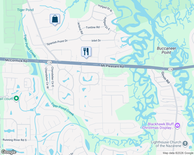 map of restaurants, bars, coffee shops, grocery stores, and more near 14073 Antelope Court in Jacksonville