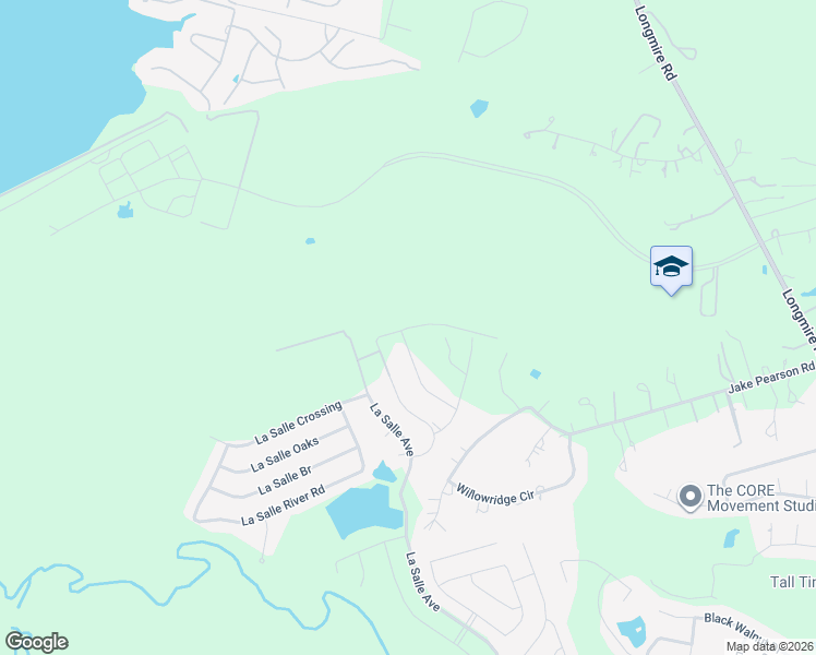 map of restaurants, bars, coffee shops, grocery stores, and more near 2998 La Salle Avenue in Conroe