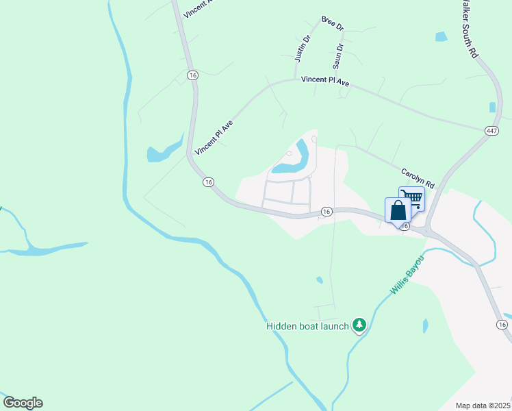 map of restaurants, bars, coffee shops, grocery stores, and more near 19855 Fieldstone Drive in Denham Springs