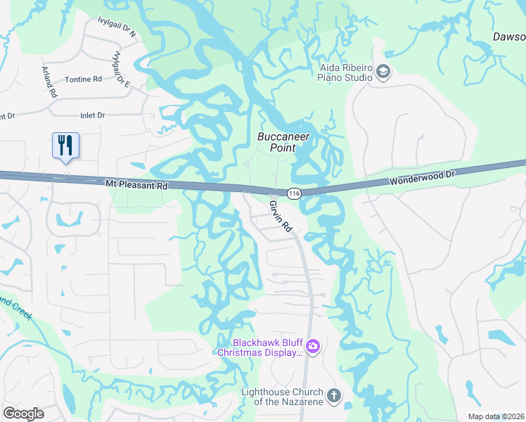 map of restaurants, bars, coffee shops, grocery stores, and more near 13147 Hammock Circle North in Jacksonville