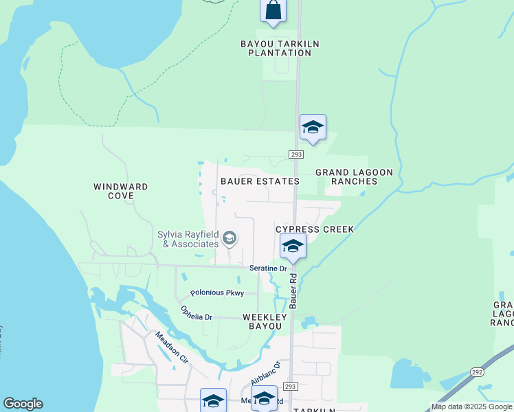 map of restaurants, bars, coffee shops, grocery stores, and more near 4033 Maltese Way in Pensacola