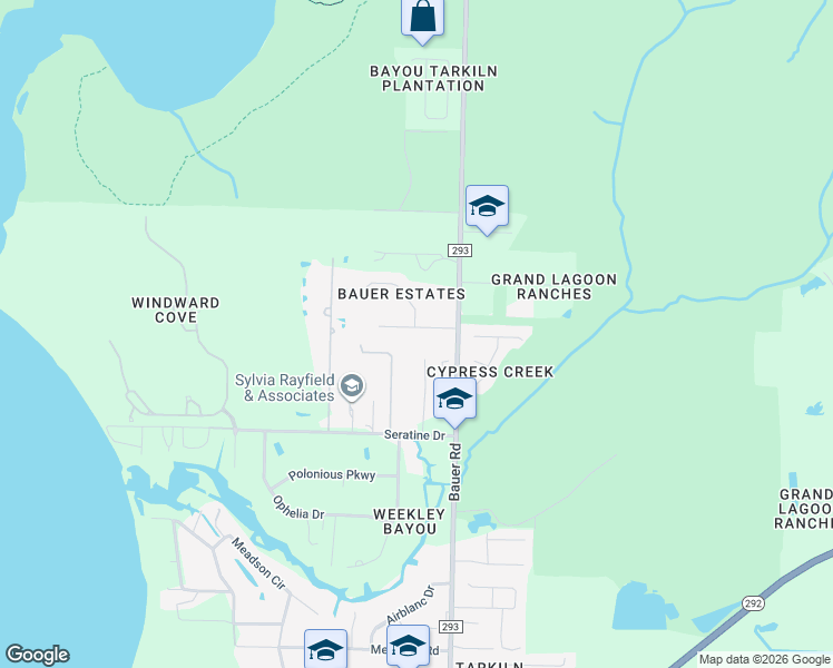 map of restaurants, bars, coffee shops, grocery stores, and more near 4021 Maltese Way in Pensacola