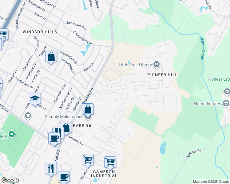 map of restaurants, bars, coffee shops, grocery stores, and more near 1904 Arborside Drive in Austin