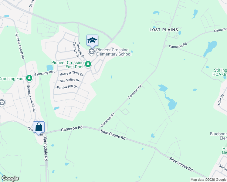 map of restaurants, bars, coffee shops, grocery stores, and more near 11216 Cameron Road in Austin