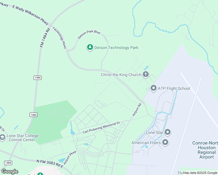 map of restaurants, bars, coffee shops, grocery stores, and more near 9786 Gulfstream in Conroe