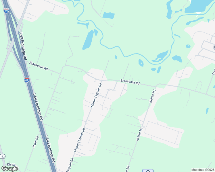map of restaurants, bars, coffee shops, grocery stores, and more near 204 Ramsey Drive in Carencro