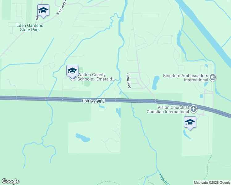 map of restaurants, bars, coffee shops, grocery stores, and more near 94 Marie Drive in Santa Rosa Beach
