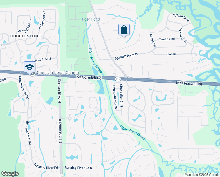 map of restaurants, bars, coffee shops, grocery stores, and more near 13758 Glass Crystal Court in Jacksonville