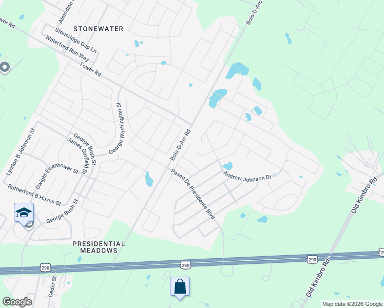 map of restaurants, bars, coffee shops, grocery stores, and more near 19609 Hubert R Humphrey Road in Manor