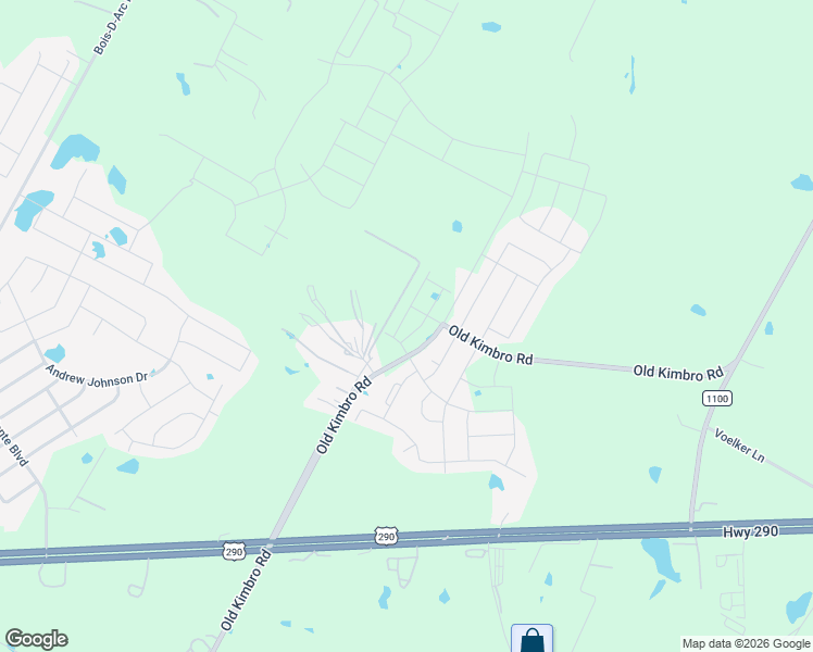 map of restaurants, bars, coffee shops, grocery stores, and more near 13368 Old Kimbro Road in Manor