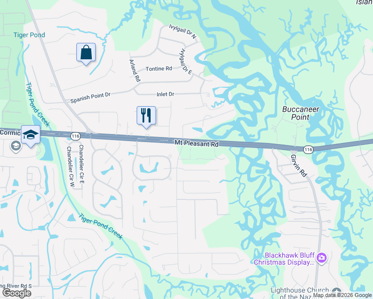 map of restaurants, bars, coffee shops, grocery stores, and more near in Jacksonville