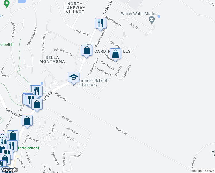 map of restaurants, bars, coffee shops, grocery stores, and more near 409 Heron Drive in Austin
