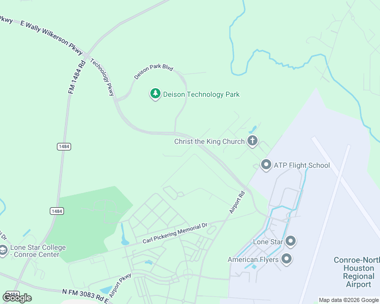 map of restaurants, bars, coffee shops, grocery stores, and more near 9811 Gulfstream in Conroe