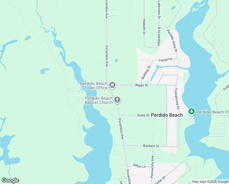 map of restaurants, bars, coffee shops, grocery stores, and more near 9190 County Road 97 in Elberta