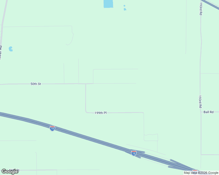 map of restaurants, bars, coffee shops, grocery stores, and more near 19922 50th Street in Live Oak