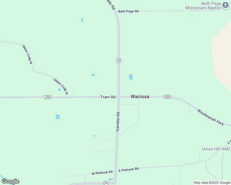 map of restaurants, bars, coffee shops, grocery stores, and more near in Wacissa