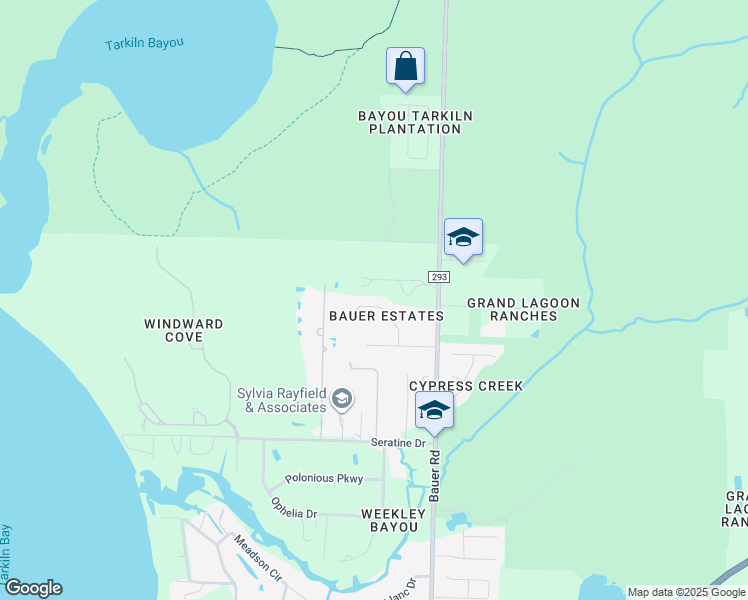 map of restaurants, bars, coffee shops, grocery stores, and more near 2016 Peregrine Court in Pensacola