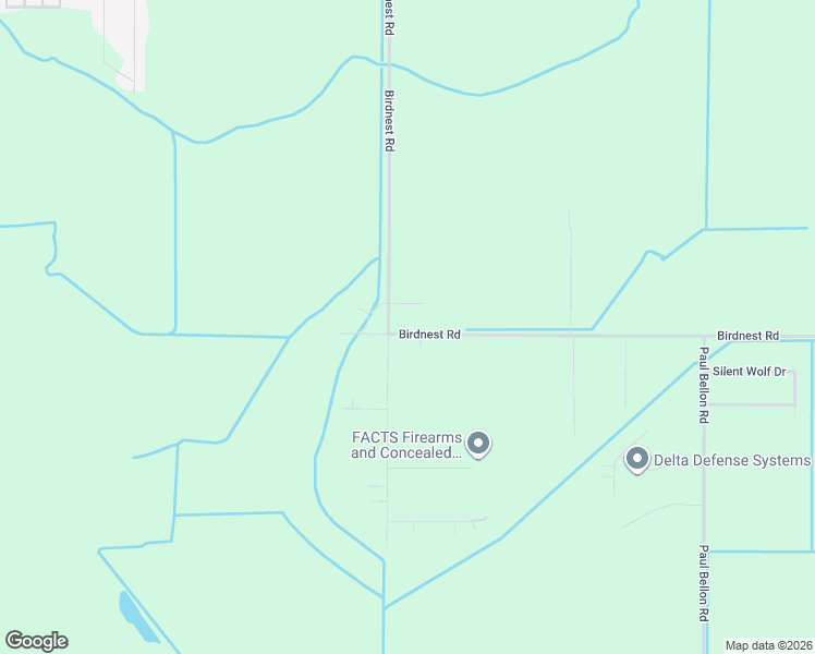map of restaurants, bars, coffee shops, grocery stores, and more near 1032 Birdnest Road in Lake Charles