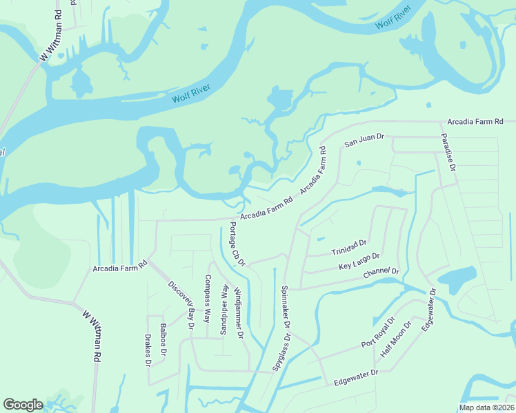 map of restaurants, bars, coffee shops, grocery stores, and more near 5190 McClellen Drive in Pass Christian