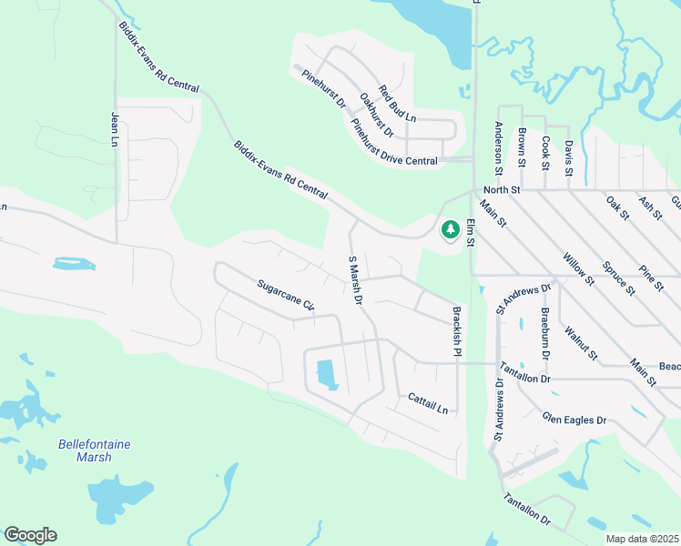 map of restaurants, bars, coffee shops, grocery stores, and more near 6820 Sweetclover Drive in Ocean Springs