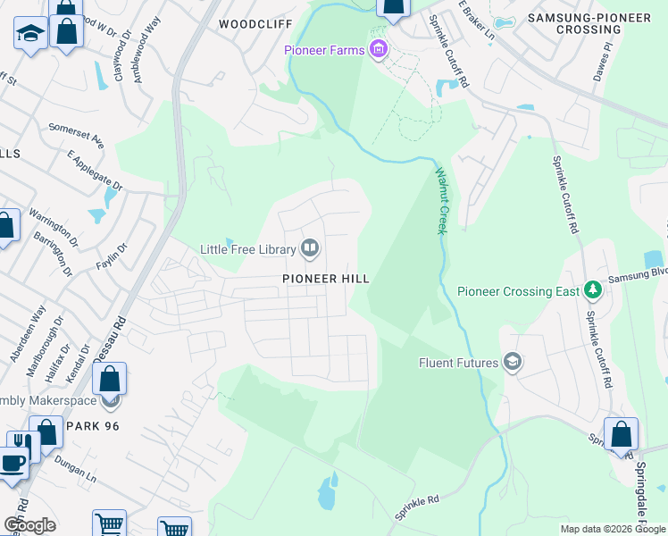 map of restaurants, bars, coffee shops, grocery stores, and more near 10721 1/2 Deaton Lane in Austin