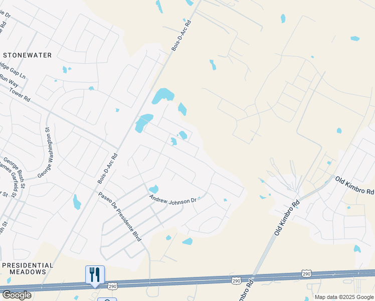map of restaurants, bars, coffee shops, grocery stores, and more near 19524 Woodrow Wilson Street in Manor