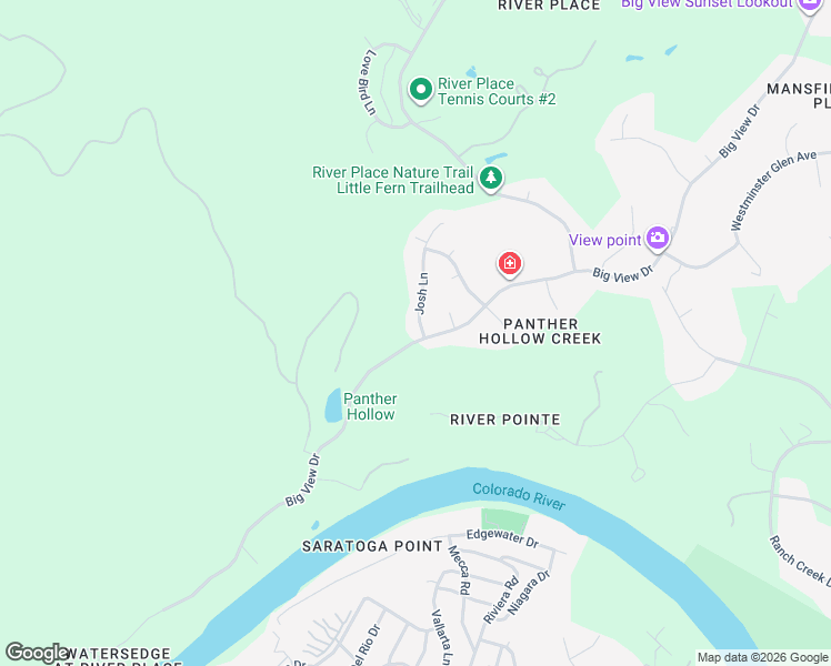 map of restaurants, bars, coffee shops, grocery stores, and more near 3500 Josh Lane in Austin