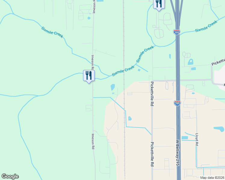 map of restaurants, bars, coffee shops, grocery stores, and more near 7148 Cotton Bend Court in Jacksonville
