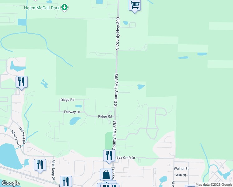 map of restaurants, bars, coffee shops, grocery stores, and more near 983 South Co Highway 393 in Santa Rosa Beach