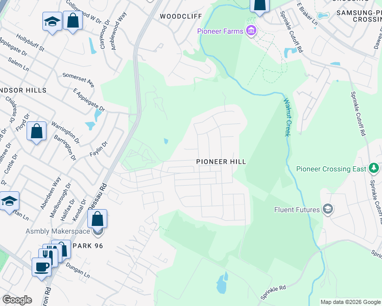 map of restaurants, bars, coffee shops, grocery stores, and more near 2132 Ettalee Court in Austin