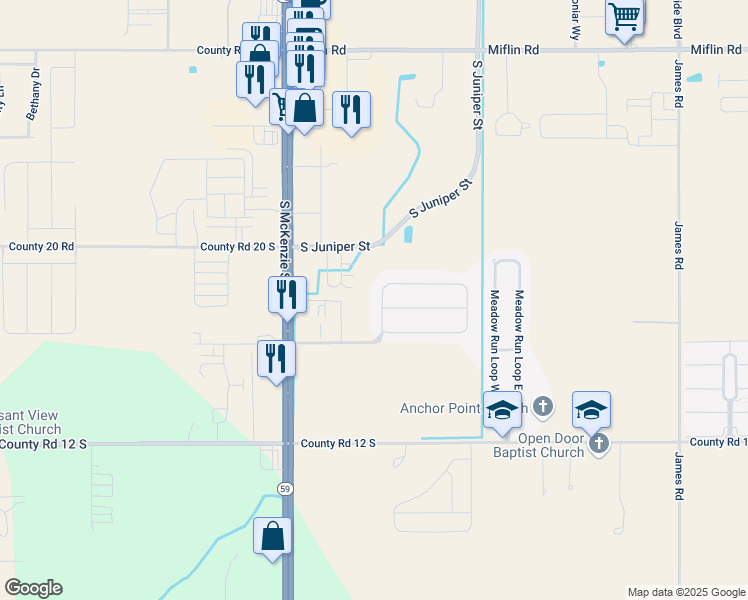 map of restaurants, bars, coffee shops, grocery stores, and more near 329 Collinwood Ln in Foley