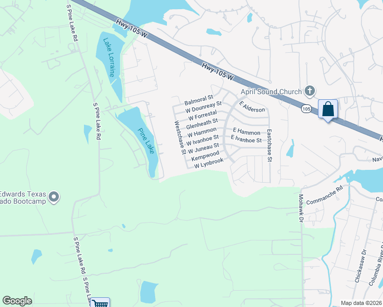 map of restaurants, bars, coffee shops, grocery stores, and more near 16963 West Juneau Street in Montgomery