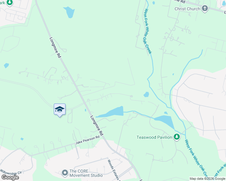 map of restaurants, bars, coffee shops, grocery stores, and more near 10751 Kaleo Way in Conroe