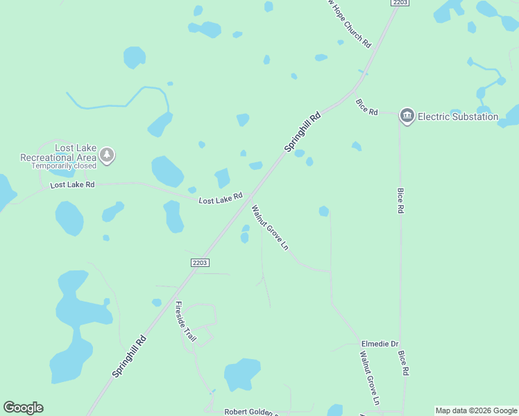 map of restaurants, bars, coffee shops, grocery stores, and more near 7003 Springhill Road in Tallahassee