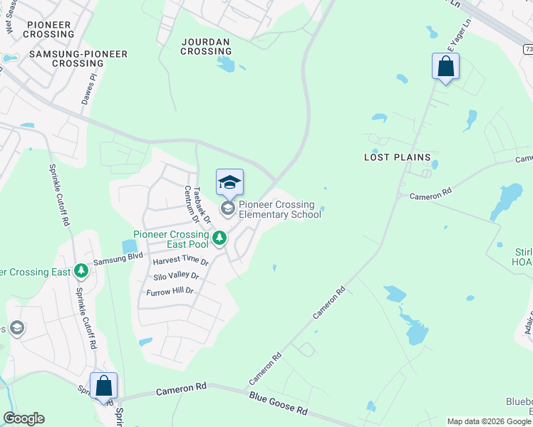map of restaurants, bars, coffee shops, grocery stores, and more near 11413 Church Canyon Drive in Austin