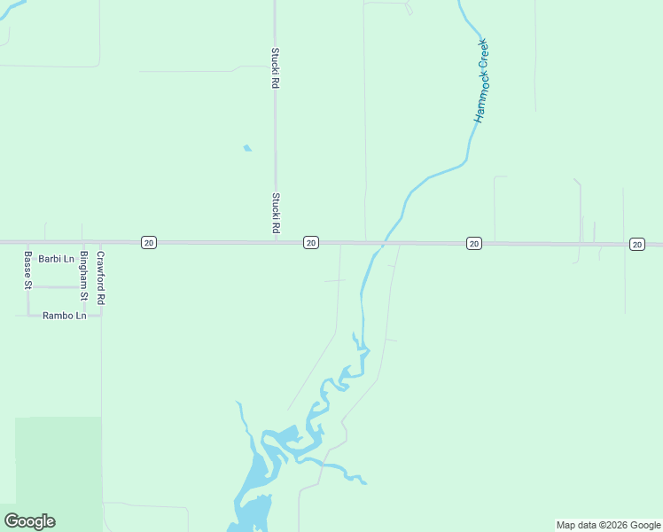 map of restaurants, bars, coffee shops, grocery stores, and more near 9417 Hammock Road in Elberta